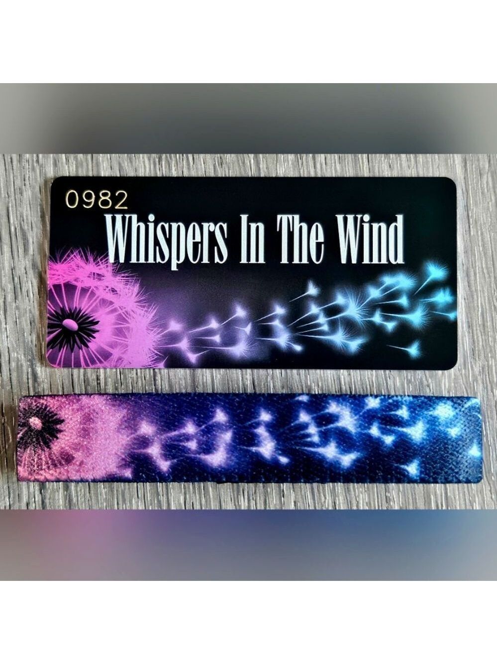 ZOX "WHISPERS IN THE WIND" #982 Remembrance Memorial Collectible Med wristband